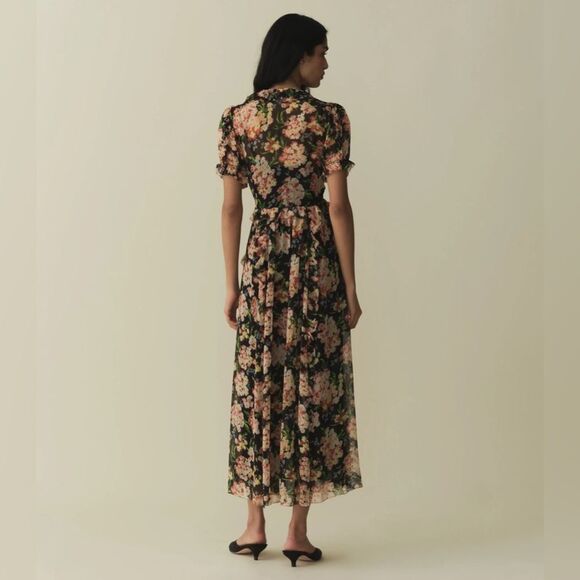 NWT DOEN Elizabeth Silk dress in Meadow Mirage - Picture 4 of 11